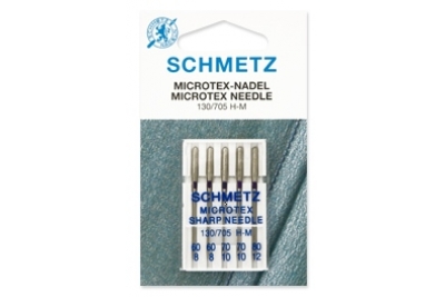 130/705 H-M Schmetz иглы шелк (набор 5 шт.)
