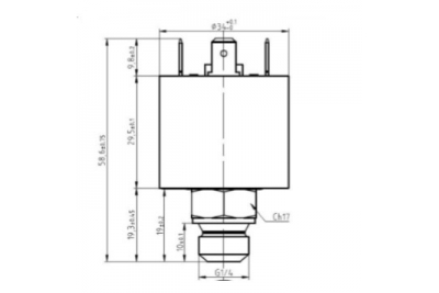 Датчик тиску CEME 1/4