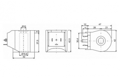 Котушка електромагнітна клапана CEME 9934
