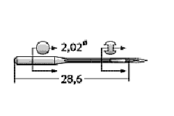 B-27 Schmetz голки для оверлока (10шт)