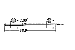 UY 128 GAS Schmetz голки (10шт)